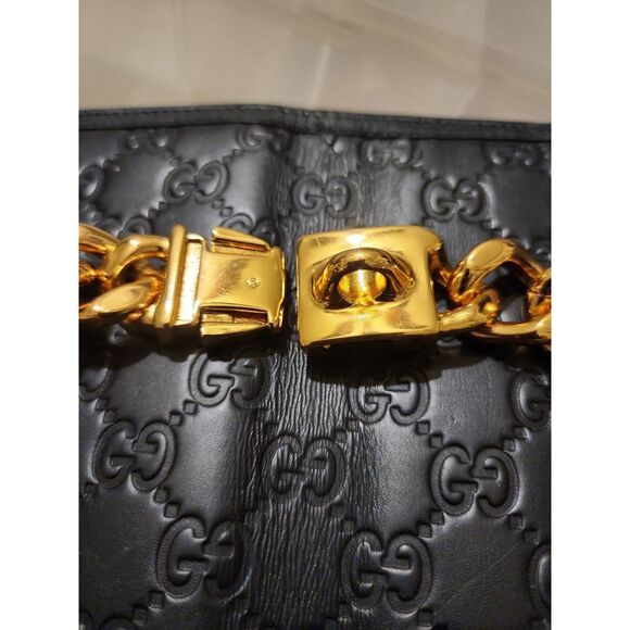 Gold Chain Dog Collar, 23" Chain for Large Dogs - Picture 6 of 6